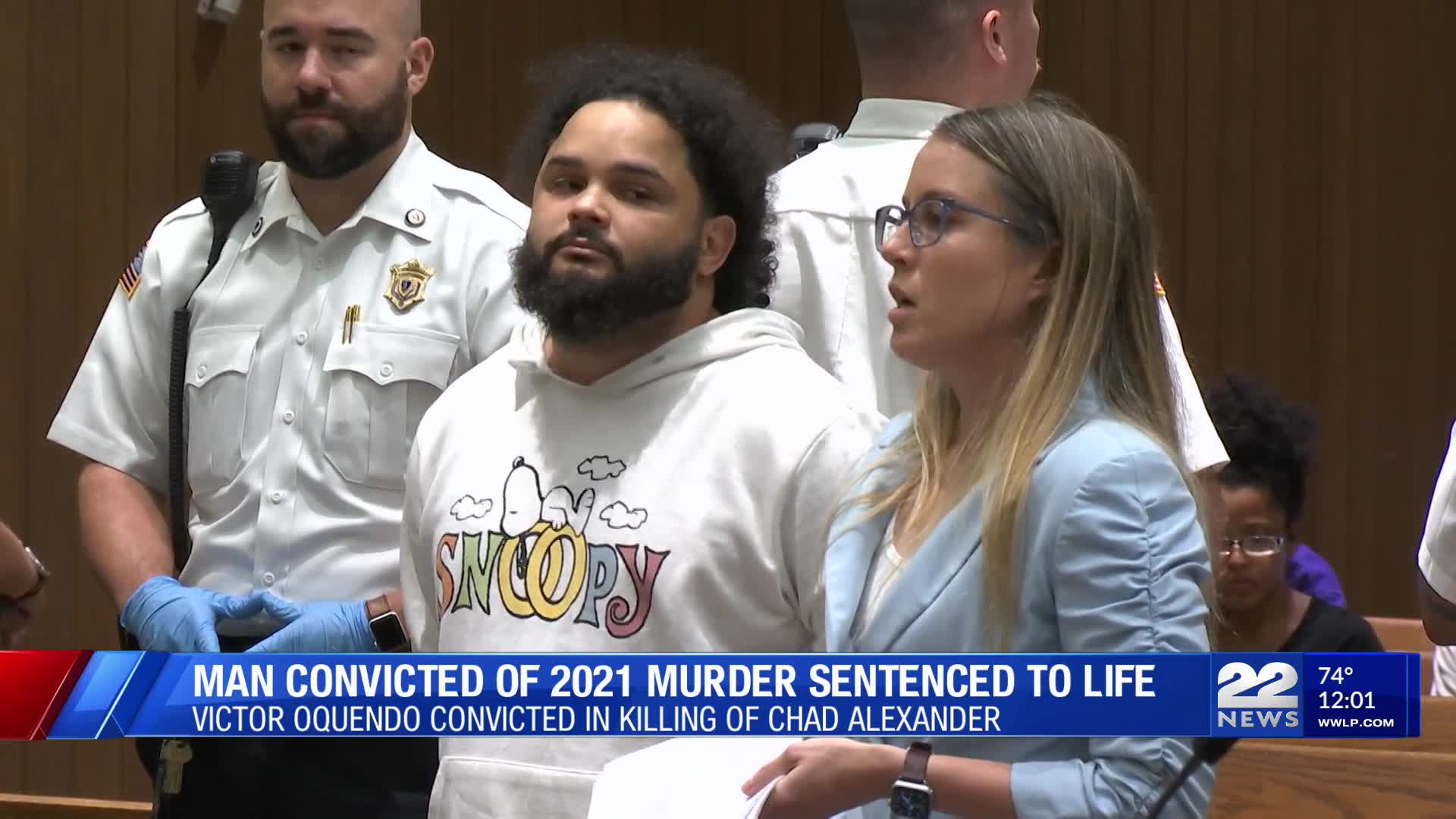 Belchertown man sentenced to life for 2021 Springfield murder – WWLP