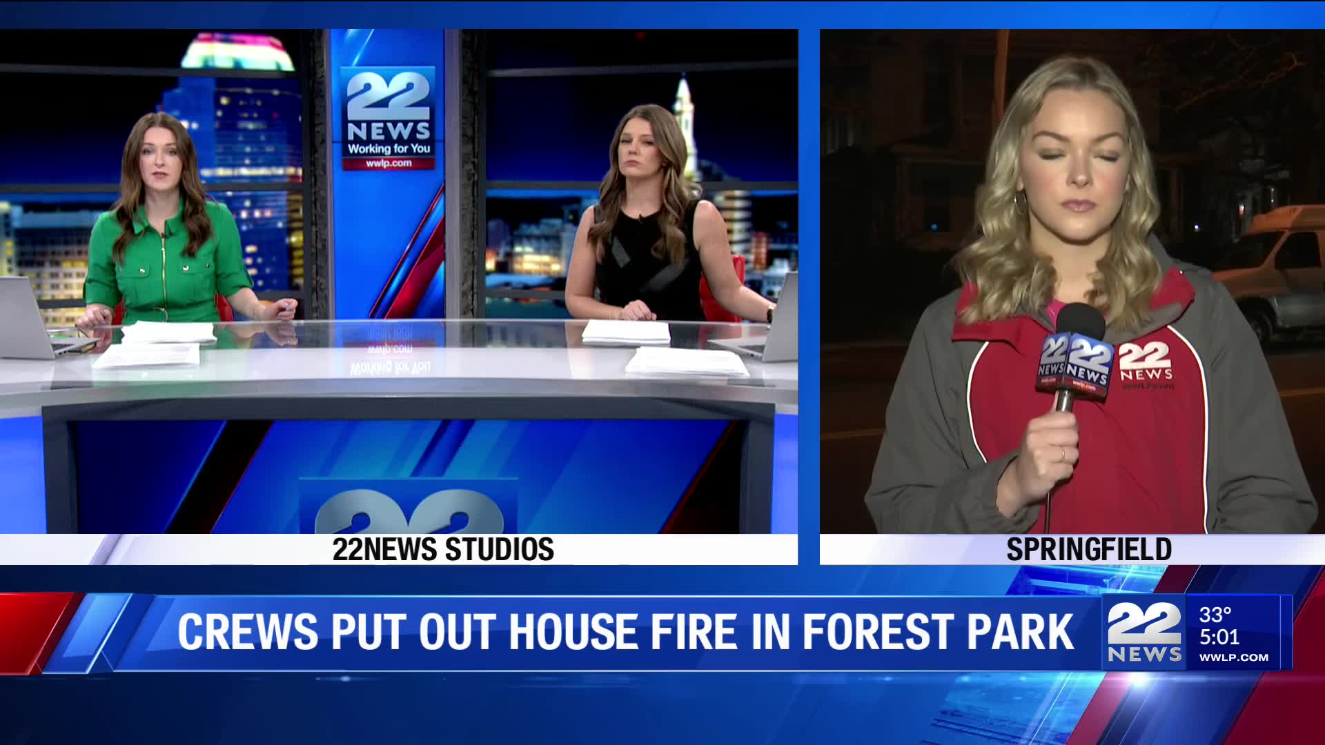 Crews put out house fire in Springfield’s Forest Park – WWLP