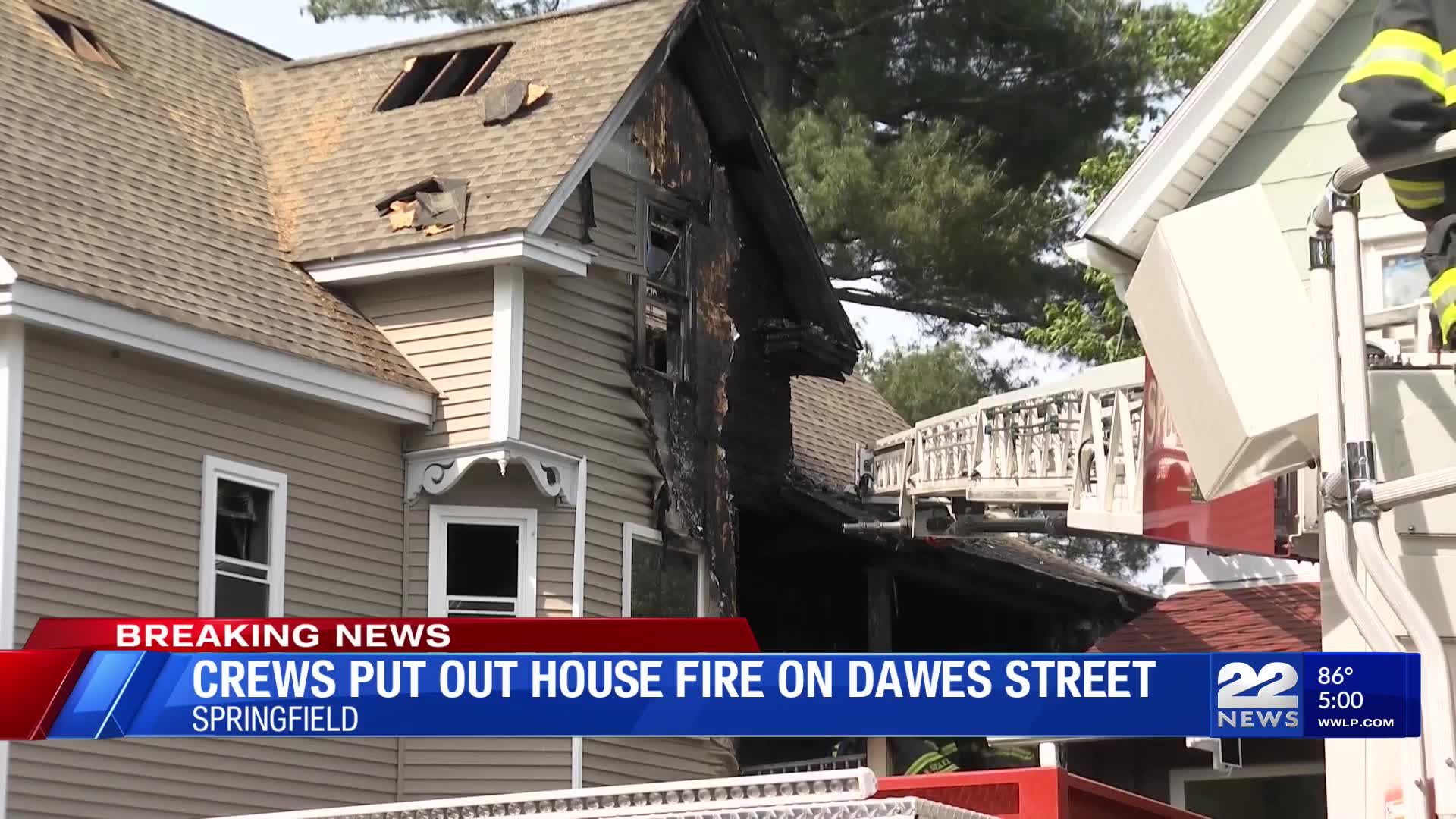 Crews put out fire on Dawes Street in Springfield – WWLP