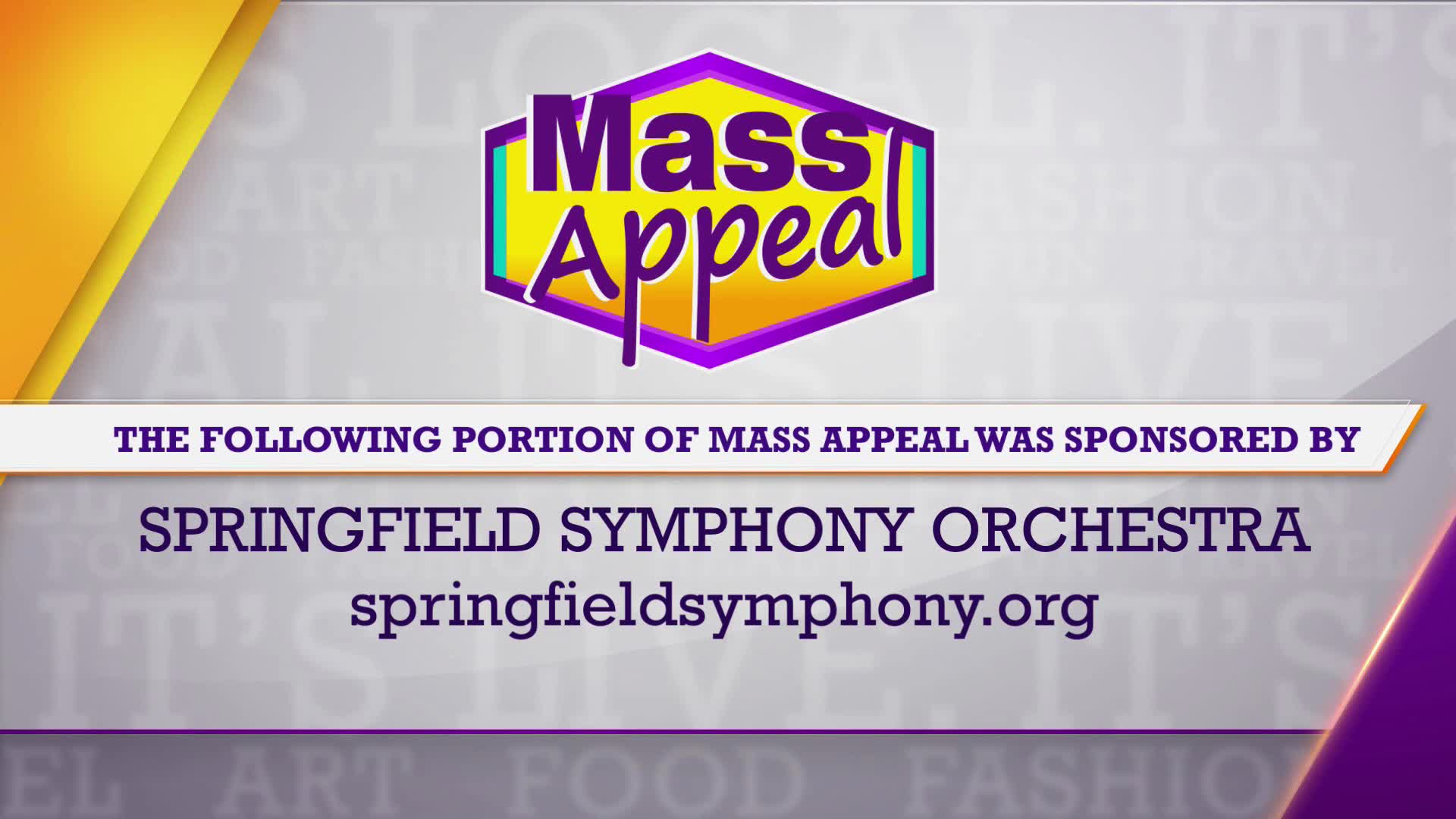 2002 Springfeild Mass Rave Mass Appeal Springfield Symphony Orchestra hosts “Something New” – WWLP