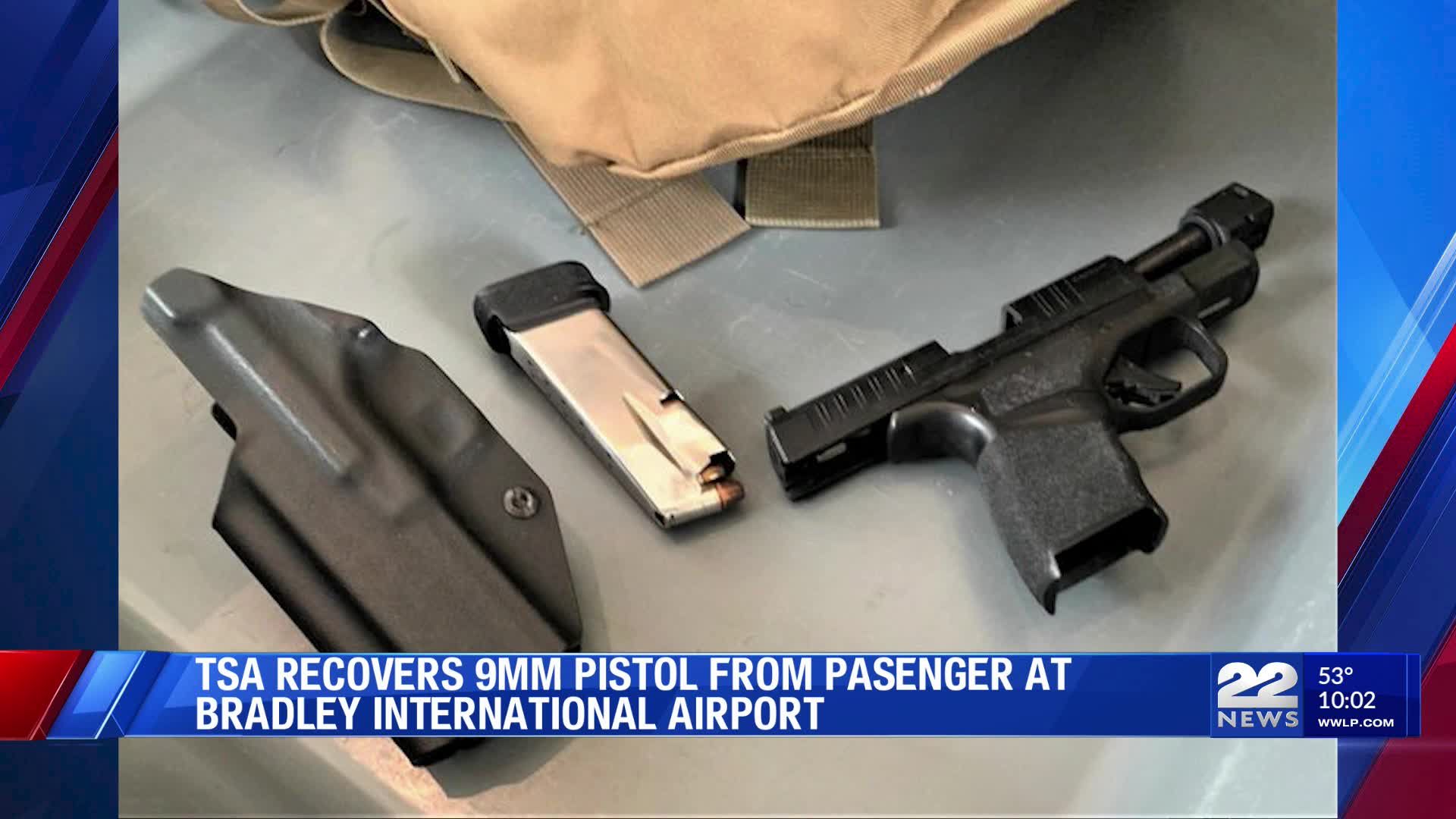 Arrest made after illegal firearm found at Bradley International ...