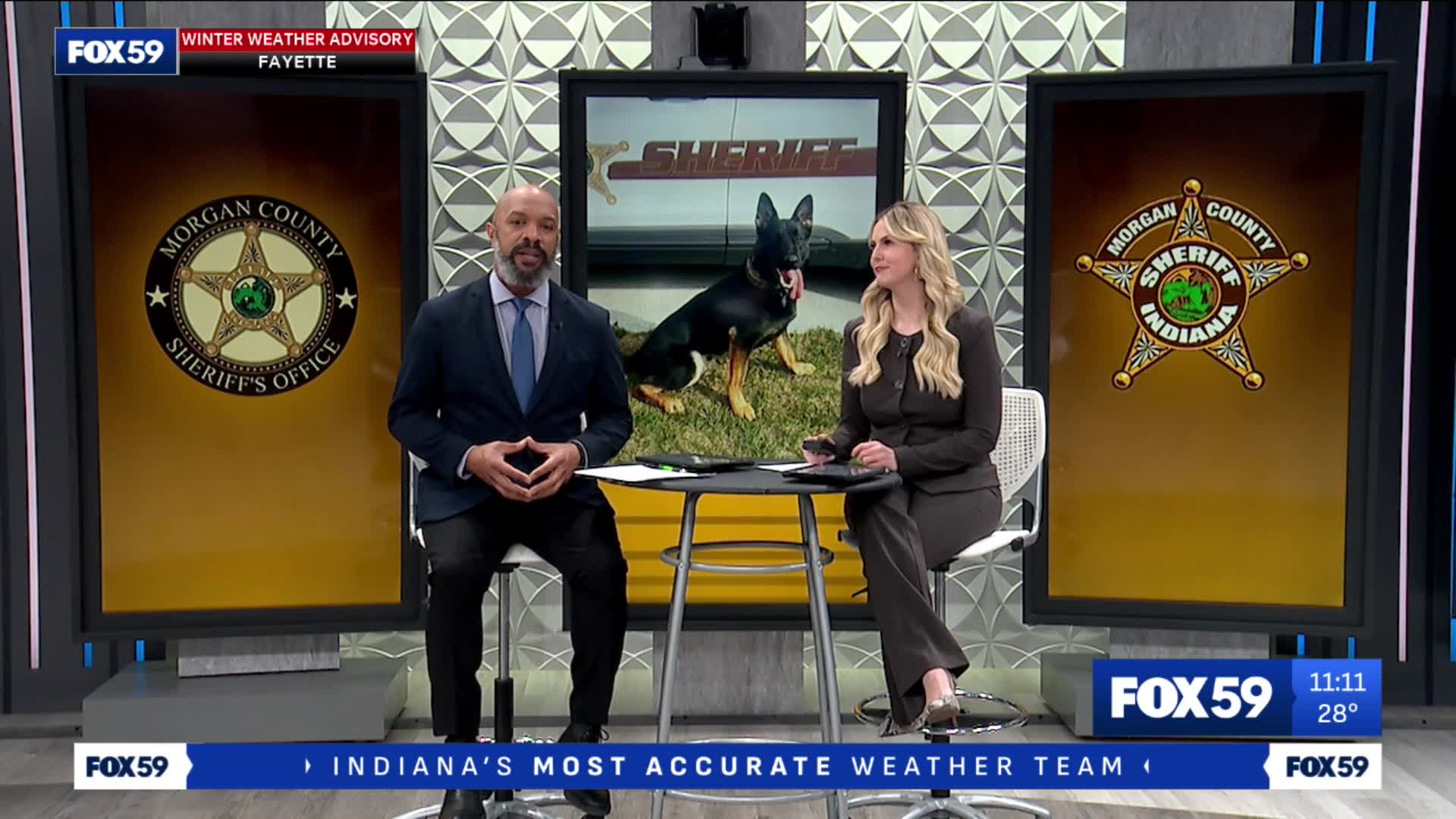 K-9 Bullet back on the job after attack in Morgan County – Fox 59